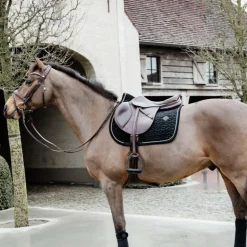 Kentucky Horsewear - Tapis de dressage Basic Velvet noir