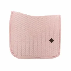 Kentucky Horsewear - Tapis de dressage Velvet Pearls rose tendre