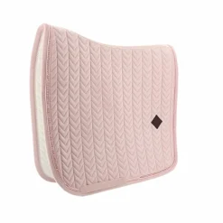 Kentucky Horsewear - Tapis de dressage Velvet Pearls rose tendre
