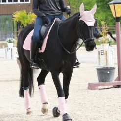 Kentucky Horsewear - Tapis de dressage Velvet Pearls rose tendre