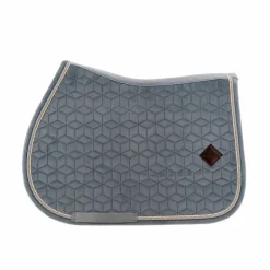 Kentucky Horsewear - Tapis de selle Velvet Jumping Bleu Clair pour minis