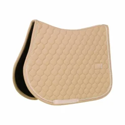Kentucky Horsewear - Tapis de selle Rubber logo beige