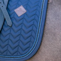 Kentucky Horsewear - Tapis de dressage Metal Chain marine