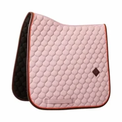 Kentucky Horsewear - Tapis de dressage Onion Quilt Leather Neon lavande