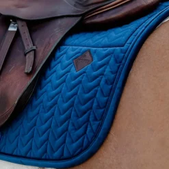 Kentucky Horsewear - Tapis de selle Skin Friendly Velvet marine