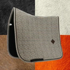 Kentucky Horsewear - Tapis de dressage Pied de Poule Brun