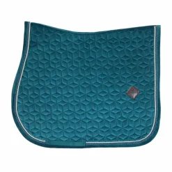 Kentucky Horsewear - Tapis de selle Velvet Jumping Emeraude