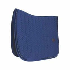 Kentucky Horsewear - Tapis de dressage Velvet Pearls marine