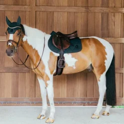 Kentucky Horsewear - Tapis de selle Wave jumping 3D logo vert