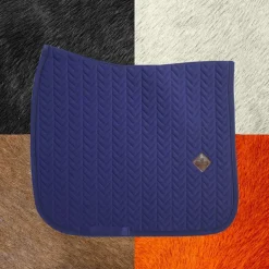 Kentucky Horsewear - Tapis de dressage Fishbone marine