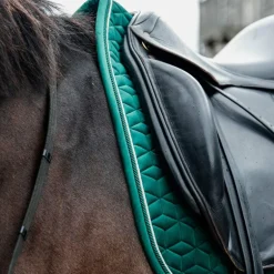 Kentucky Horsewear - Tapis de dressage Velvet Vert foncé