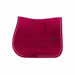 Kentucky Horsewear - Tapis de selle Velvet jumping Fuchsia