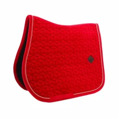 Kentucky Horsewear - Tapis de selle Velvet jumping Rouge
