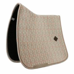 Kentucky Horsewear - Tapis de dressage Pied de Poule beige