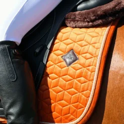 Kentucky Horsewear - Tapis de dressage Velvet Orange
