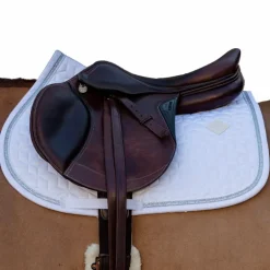 Kentucky Horsewear - Tapis de selle Glitter Rope blanc