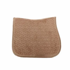 Kentucky Horsewear - Tapis de selle Basic Velvet jumping beige