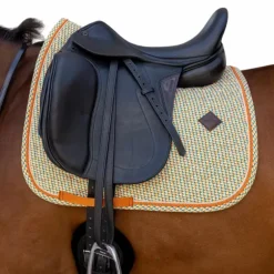 Kentucky Horsewear - Tapis de dressage Velvet Printing cubes colorfull