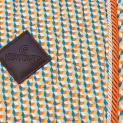 Kentucky Horsewear - Tapis de dressage Velvet Printing cubes colorfull