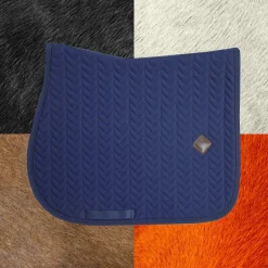 Kentucky Horsewear - Tapis de selle Fishbone marine