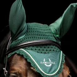 Lami-cell - Bonnet pour chevaux LC vert foncé