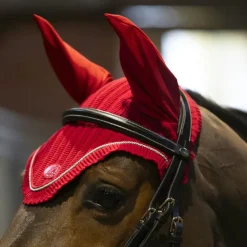 Lami-cell - Bonnet pour chevaux Luxin rouge
