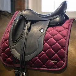 Lami-cell - Tapis de selle Galaxy Velvet bordeaux