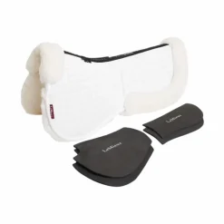 LeMieux - Amortisseur Prosorb 2 poches Merino + blanc/ blanc