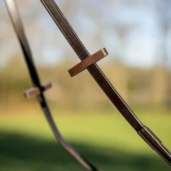 LeMieux - Arrêtoirs de rênes en caoutchouc marron