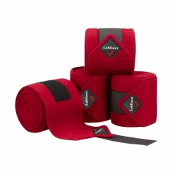 LeMieux - Bandes de polo Bordeaux (x4)