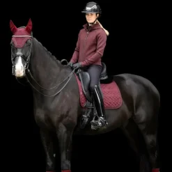 LeMieux - Bonnet pour chevaux Crystal bordeaux