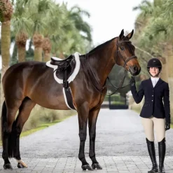 LeMieux - Bridon avec rênes Hunter havane/ argent