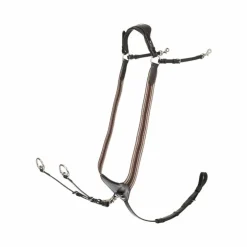 LeMieux - Collier de chasse avec élastique Arika marron/ argent