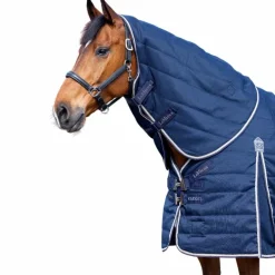 LeMieux - Couvre-cou pour chevaux d’écurie Kudos marine 100g