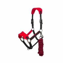 LeMieux - Ensemble licol + longe Vogue noir/ rouge