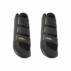 LeMieux - Guêtres de cross MimSafe antérieurs noir/ jaune