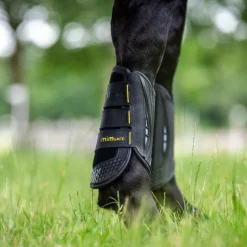 LeMieux - Guêtres de cross MimSafe antérieurs noir/ jaune