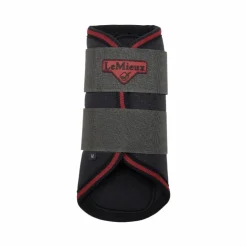 LeMieux - Guêtres fermées Grafter Cinder gris/ bordeaux