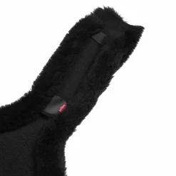 LeMieux - Housse de sangle à bavette longue Anatomic en laine mérinos+ noir