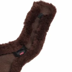 LeMieux - Housse de sangle de saut d’obstacle Anatomic en laine mérinos+ marron