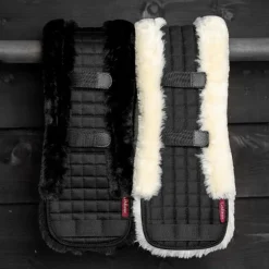 LeMieux - Housse de sangle de dressage Simuwool naturel