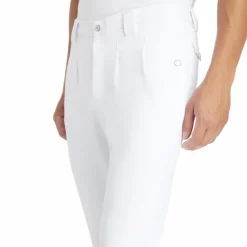 LeMieux - Pantalon d’équitation homme Classique Full Grip blanc
