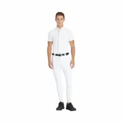 LeMieux - Pantalon d’équitation homme Classique Full Grip blanc