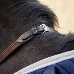 LeMieux - Rênes Webbed Continental marron/ argent