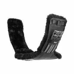 LeMieux - Sangle bavette courte doublure laine synthétique Arika noir