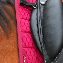 LeMieux - Tapis de dressage Carbon Mesh Air Mulberry