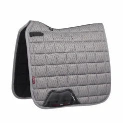 LeMieux - Tapis de dressage Carbon Mesh Air gris