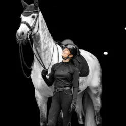 LeMieux - Tapis de dressage Crystal Suede Square noir