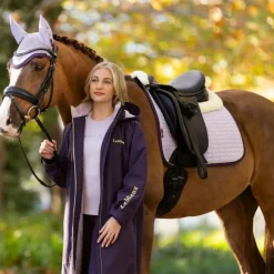 LeMieux - Tapis de dressage Square suédine mérinos+ lilac
