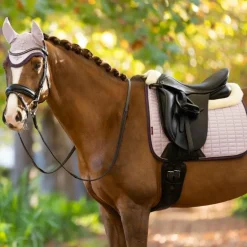 LeMieux - Tapis de dressage Square suédine mérinos+ lilac